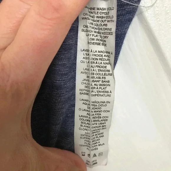 Joe Fresh Shirt 3/4 Sleeves Grey Size Extra Small - Picture 9 of 16